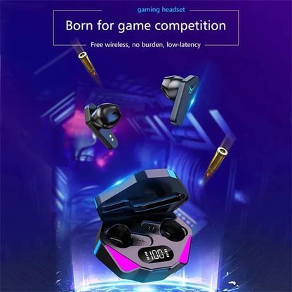 NEW Earphones Bluetooth Wireless Gamer Headphones Low Latency Earbuds Gamer Headset Gamer With Mic Handfree In Ear Earphones RELUX.STORE