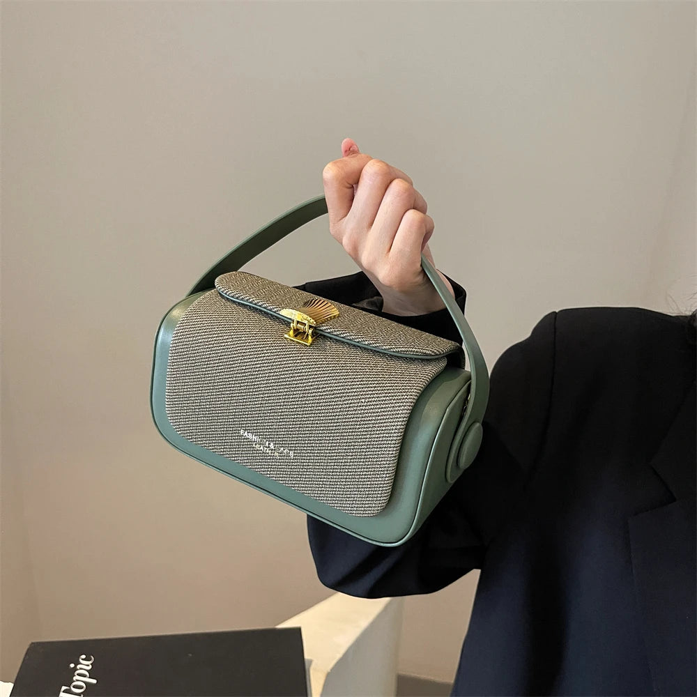 Simple Fashion Mini Square Women Crossbody Bags 2024 Luxury Designer Purses And Handbags Box Shape Pure Color Shoulder Satchels RELUX.STORE