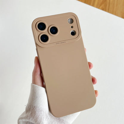 2025 New 20 color choices liquid silicone phone case for iPhone 17 16 15 Pro Max Plus full shockproof TPU soft bumper cover RELUX.STORE