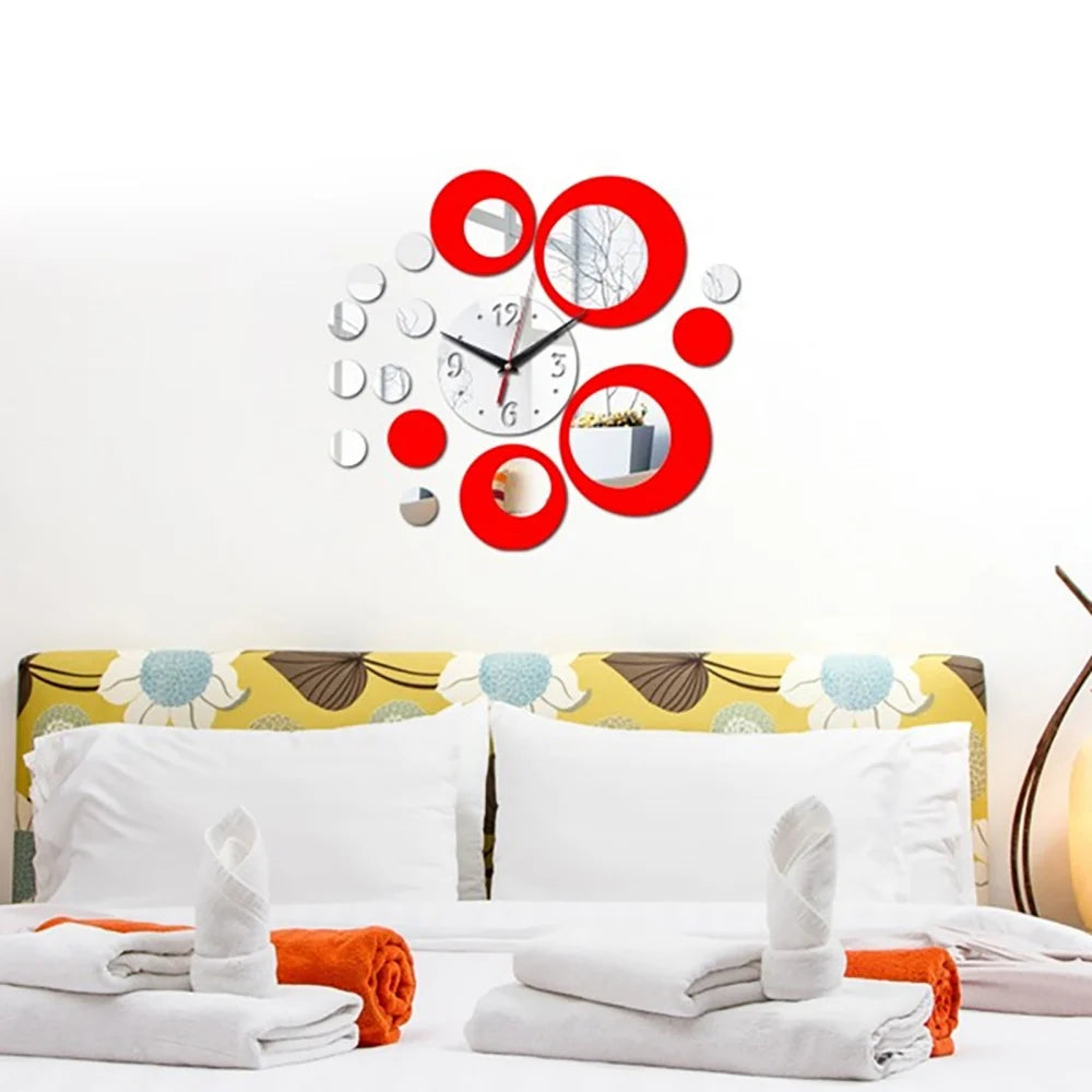 2024 New Wall Clock Watch Quartz Acryli Mirror Modern Wall Stickers 3D Arrival Design Luxury Cllocks Living Room Decration RELUX.STORE