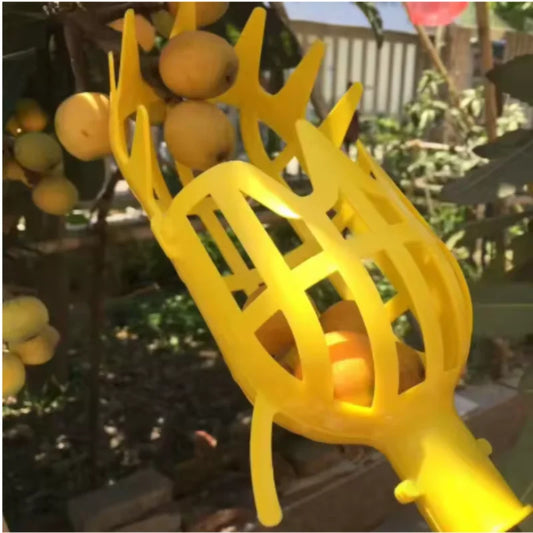 Farm Orchard Picking Tool - Deep Basket Fruit Picker Head, Convenient Fruit Catcher for Waxberries, Loquats & Apples