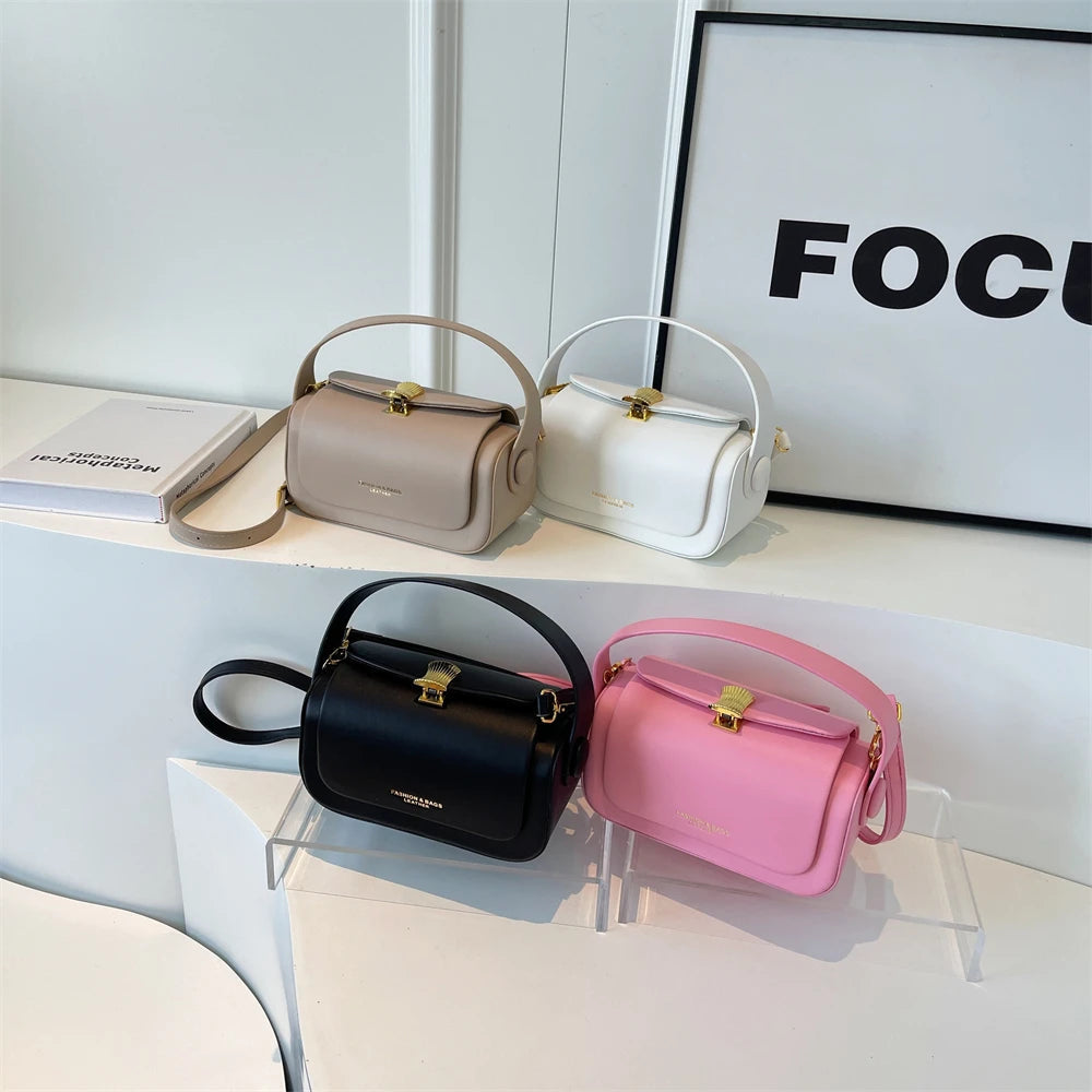 Simple Fashion Mini Square Women Crossbody Bags 2024 Luxury Designer Purses And Handbags Box Shape Pure Color Shoulder Satchels RELUX.STORE