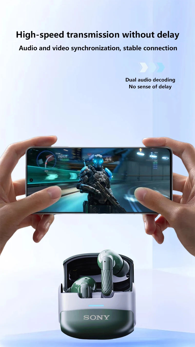 Sony In Ear Earbuds Wireless Bluetooth Earphones Motion Music Game Headphones For iPhone Samsung Huawei Xiaomi With Mic Headset RELUX.STORE