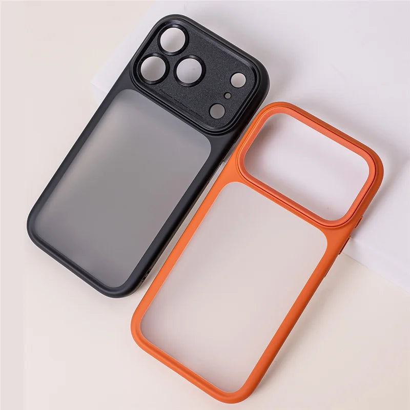 Active Touch Camera Button Matte Armor Case For iPhone 17 Air 16Pro 15 17Pro Max Translucent Hybrid Shockproof Hard Phone Cover RELUX.STORE