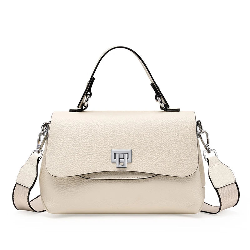 Zency Women's Genuine Leather Top-Handle Bag Simple Fashion Envelope Luxury Brand Shoulder Handbag Small Crossbody for Female RELUX.STORE