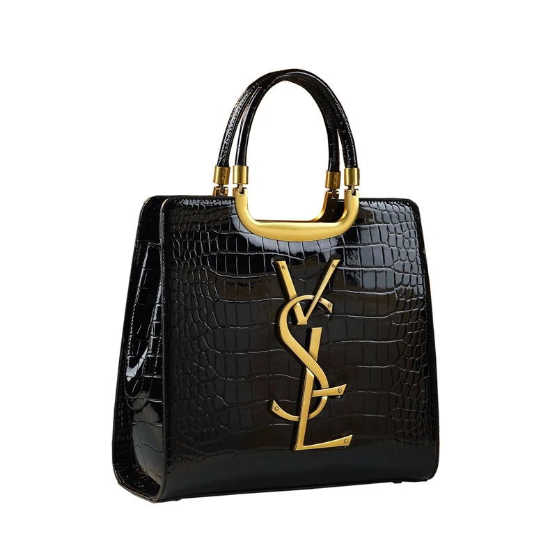 High-grade light luxury handbag 2024 new autumn and winter fashion Tote bag women's crocodile print single shoulder crossbodybag RELUX.STORE