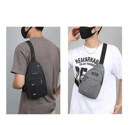 Fashionable and Trendy Lightweight Single Minimalist Shoulder Crossbody Bag for Men with Large Capacity for Leisure and Sports RELUX.STORE