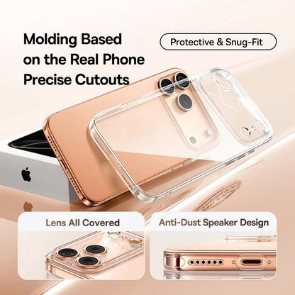 Baseus Clear Case For iPhone 17 Pro Max Soft TPU Case For iPhone 17 Air Anti-drop Ultra Thin Cover For iPhone 16 15 Pro Max Case RELUX.STORE