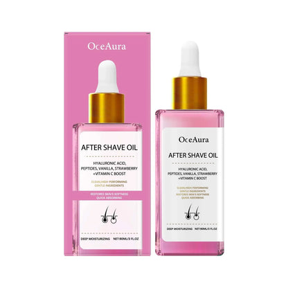 Strawberry Vanilla After Shave Oil Women For Smooth Skin Soft Serve After Shave Oil Shave Oil Prevent Ingrown Hairs & Dryness RELUX.STORE
