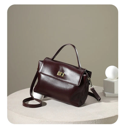 Women Cowhide Genuine Leather Tote Bag Lady Designer Luxury Soft Leather Handbag Fashion Crossbody Bags Female Shoulder Handbag RELUX.STORE