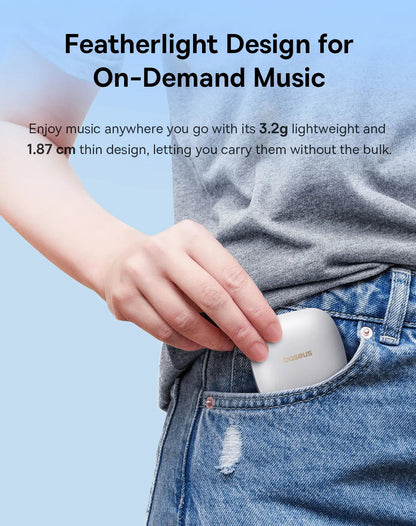 Baseus Bowie E16 Wireless Earphones Bluetooth 5.3 TWS Earbuds IPX4 Waterproof Earphone 30H Playtime 13mm Driver HIFI Headphones RELUX.STORE