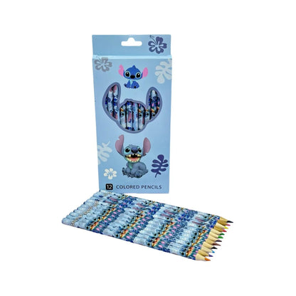 12pcs Disney Stitch Anime Pencil School Supplies Kid Colored pencils School Supplies Pencils Hb Pencils kids Birthday Xmas Gift