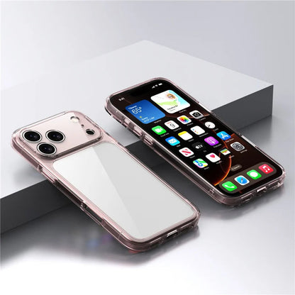 Luxury Hybrid Transparent Shockproof Phone Case For iPhone 17 Pro Max 17 Air 17Pro Max Clear Hard Acrylic Protective Back Cover RELUX.STORE
