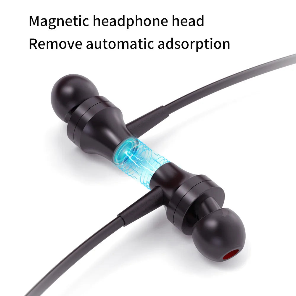 Wireless Headset Bluetooth 5.0 Earphone HiFi 9D Stereo Neck-Hanging Sport Headphone Support Bluetooth TF Card FM Audio Playback RELUX.STORE