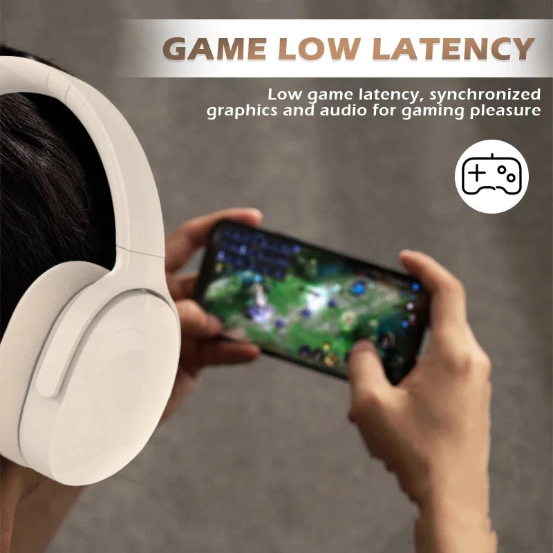 Wireless Bluetooth Earphone Stereo Hifi Headset Super Long Battery Life Game Earbuds Over-ear Wireless Headphones Blutooth