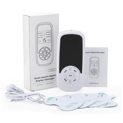 EMS Pulse Electric Muscle Stimulator Back Neck Body Massager Tens Acupuncture Meridian Physiotherapy Digital Massage Tools RELUX.STORE