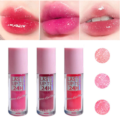 Flowing light Glitter Lip Glaze Long Lasting Lip Gloss Waterproof Liquid Lipstick Makeup Lip Oil Lip Tint Moisturizing RELUX.STORE