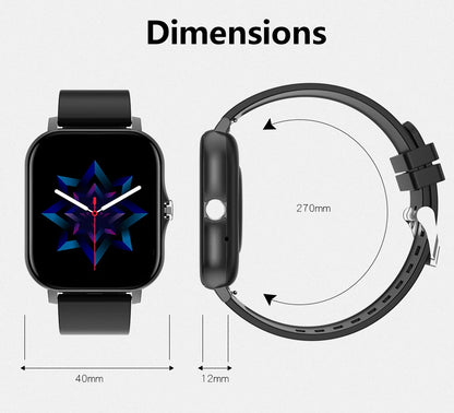 PHONEPACE Y13 Smart Watch with Call Function Fitness Tracker Heart Rate Monitor Alarm Clock for Outdoor Sports Monitoring