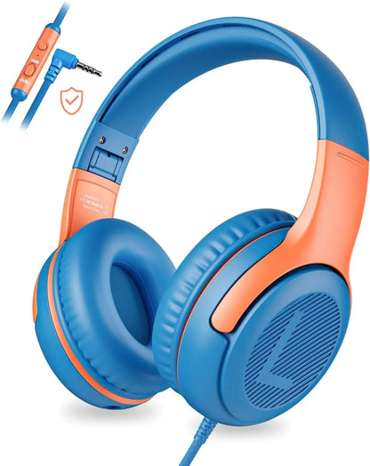 AT2 1/2/3Pcs Headset,3.5mm Surround Stereo Gaming Headphones with Mic Soft Memory Earmuffs for PC,Laptop,Kids for School Toddler