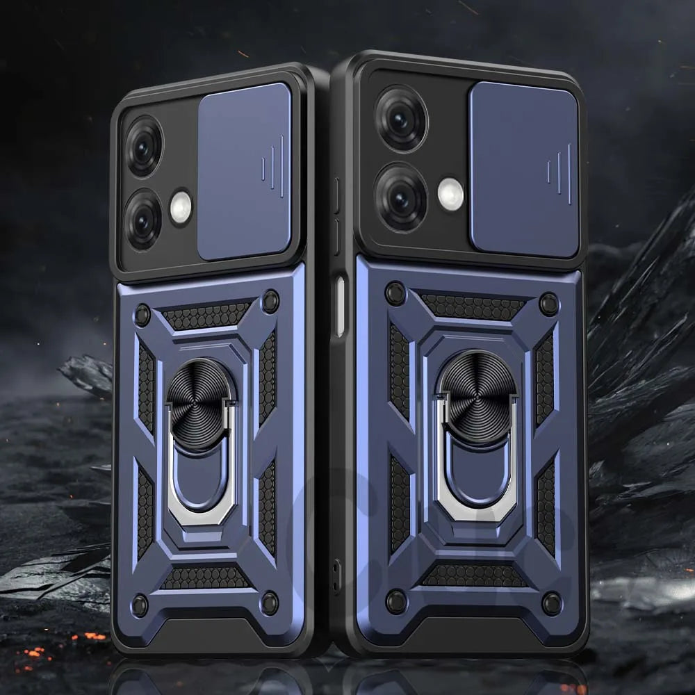 For Motorola Mote G84 G54 G34 G14 G53 G62 G42 G10 G20 G30 E22i E20 E30 E40 Case Slide Camera Shockproof Armor Protect Cover RELUX.STORE