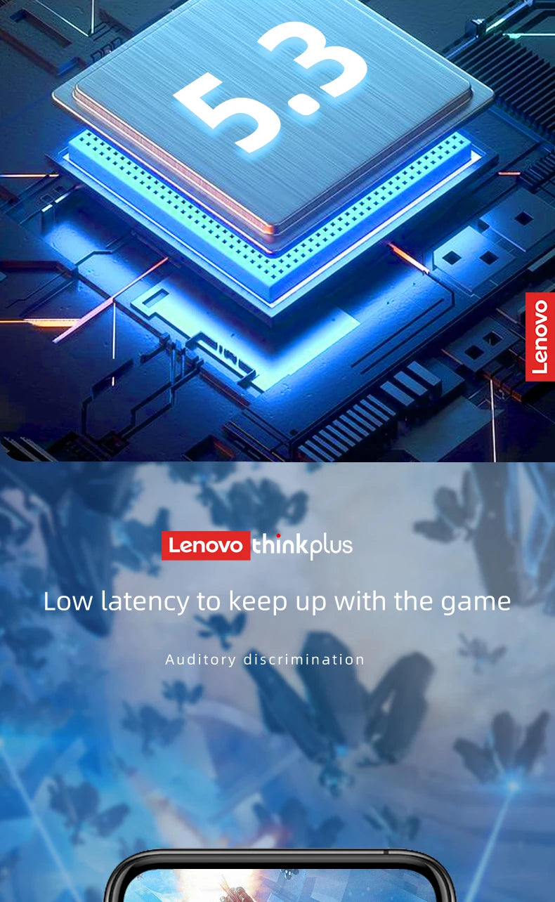 Lenovo Thinkplus XT88 in Ear Bluetooth Earphones with Dual Microphones, Stereo Noise Reduction, Bass HIFI Touch Earphones RELUX.STORE