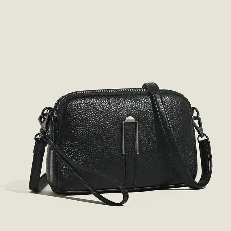 Genuine Leather Shoulder Bag Luxury Women's Handbags Bag for Woman 2024 Female Clutch Phone Bags Casual Crossbody Messenger Bags