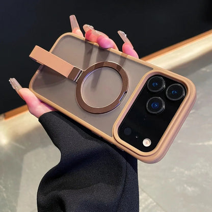 Luxury Matte Hand Wrist Strap Phone Case for for Magsafe iPhone 17 16 15 14 Plus 13 12 Pro Max 11 Magnetic Holder Stand Cover RELUX.STORE