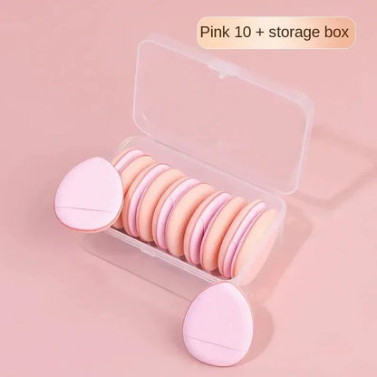 5/10Pcs Mini Finger Puff Foundation Small Air Cushion Powder Sponge Face Concealer BB Cream Cosmetic Applicator Makeup Tools RELUX.STORE
