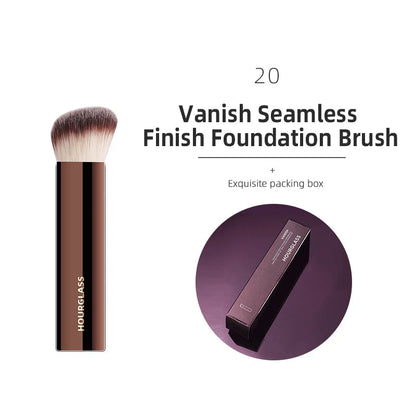 Hourglass Makeup Brush All Kinds Eyeshadow Foundation Concealer Powder Bronzer Blusher Eyeliner Retractable Professional Brushes RELUX.STORE