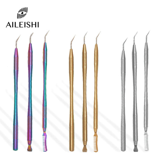 Lash Lift Curler Kit Eyelash Perming Stick Stainless Steel Cosmetic Applicator Comb Makeup Tool Eyelash Extension Supplies RELUX.STORE