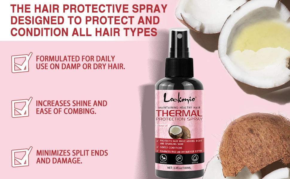 Thermal Protection Spray for Hair Heat Protector Serum Protect Hair From UV Damaged Moisturizing Hair-care Conditioner for Women RELUX.STORE