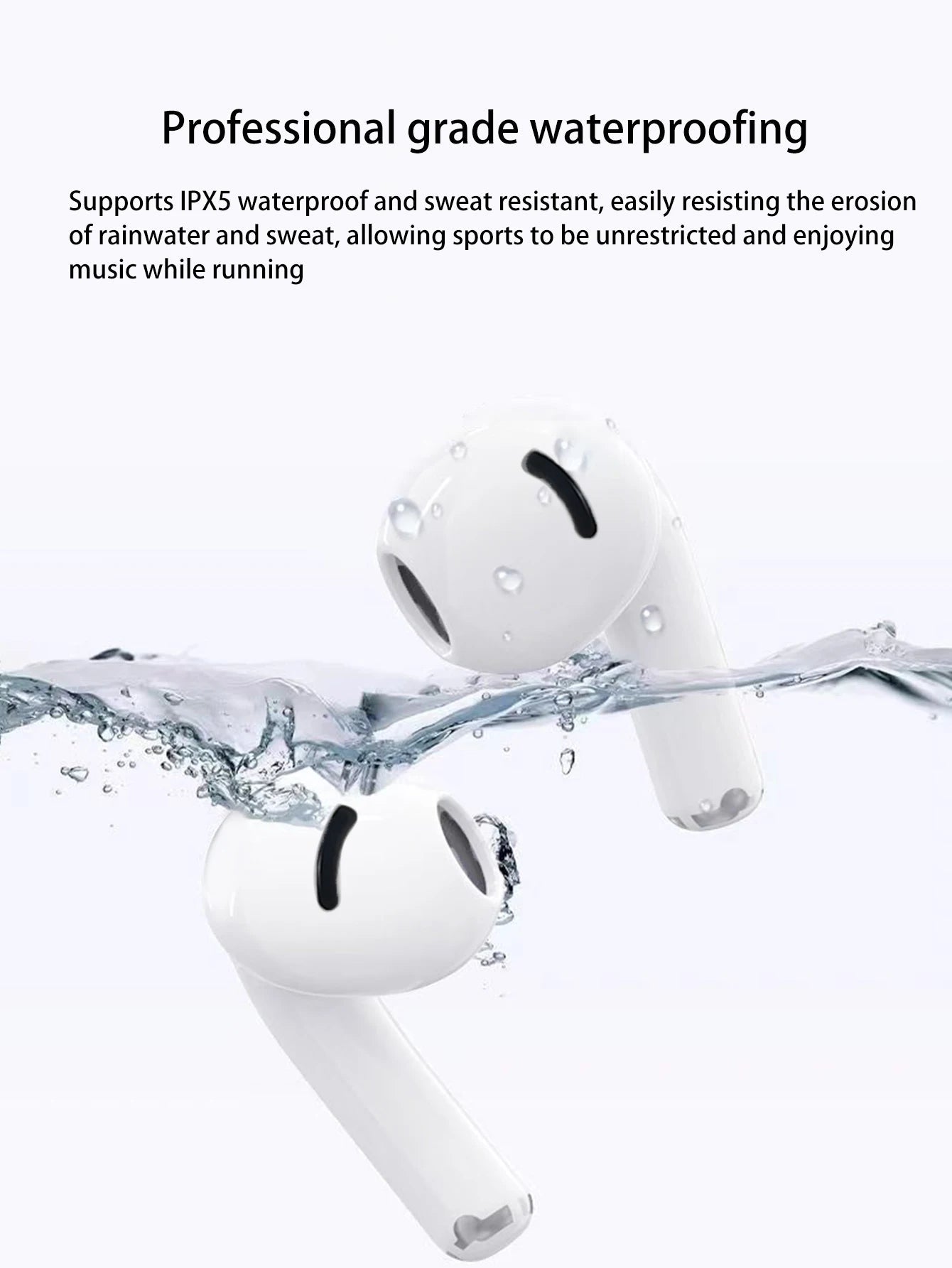 In-ear stereo wireless headphones, long battery life, two-ear touch noise reduction e-sports wireless headphones, compatible wit RELUX.STORE