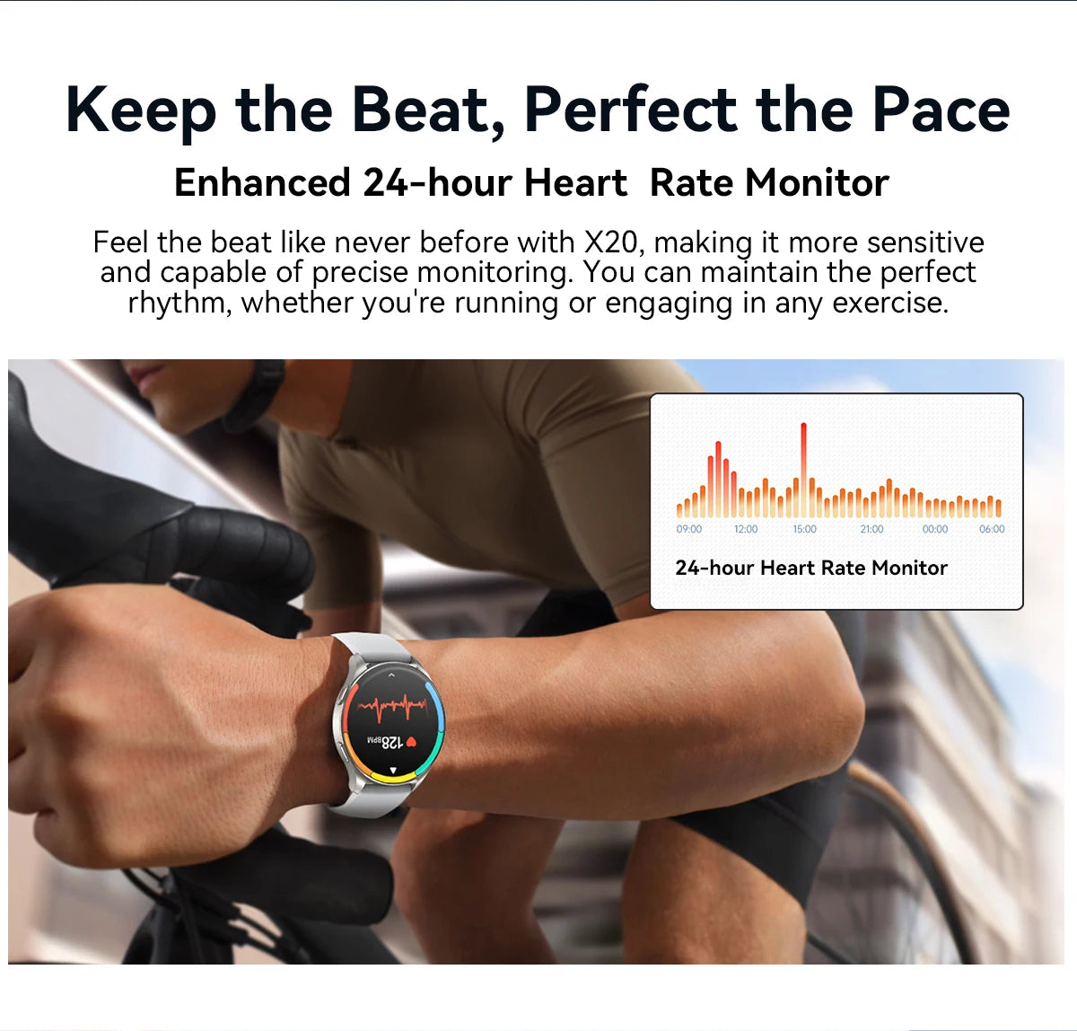 Blackview 2024 New Smartwatch X20 Watch AMOLED Display Hi-Fi Bluetooth Phone Calls Health and Fitness Tracking  for ISO Android