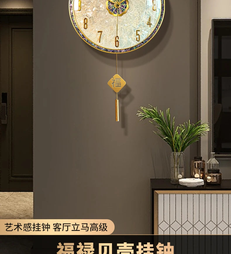 Large Luxury Wall Clocks Modern Cute Restaurant Nordic Fashion Wall Watch Creative Round Relogio De Parede Home Decoration RELUX.STORE