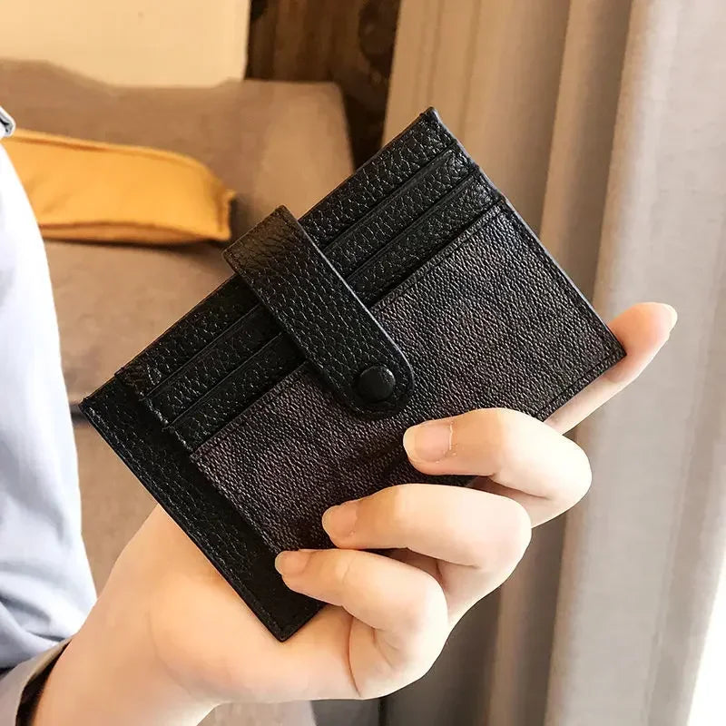 Women Short Small Wallets Fold Card Holder ID Bag Coin Purse Ladies Wallets Anti-degaussing driver's license card holder RELUX.STORE