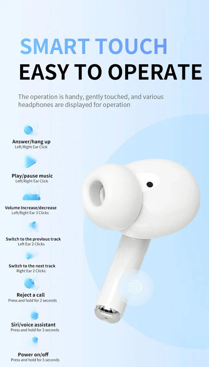 2025 Original Air pro bluetooth earphones Bluetooth 5.3 auriculares Earbuds Gaming Headset For iPhone Apple Xiaomi Android phone RELUX.STORE