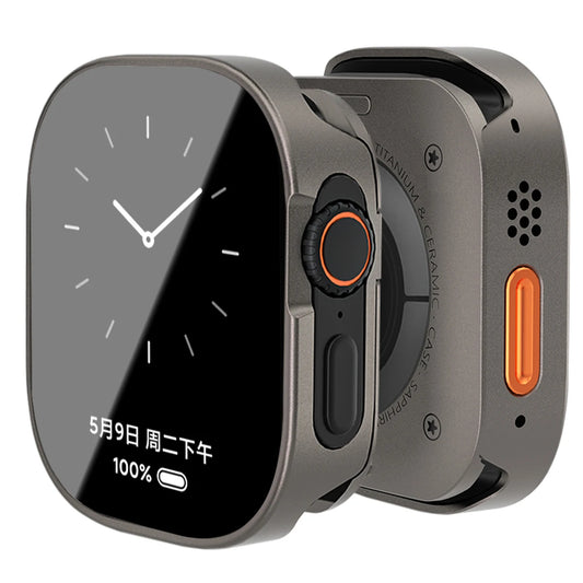 Aluminum Alloy Waterproof Case for Apple Watch Ultra 2 49mm 46mm 45mm 44mm 42mm Metal Full Coverage Iwatch Series 10 9 8 7 6 SE