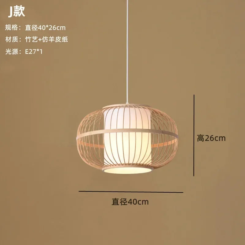 Nordic Chandelier Pendant Lights Lustre Bamboo Luxury Chandelier Pendant Lights Home Decoration Indoor Lighting Las Luces LLPL