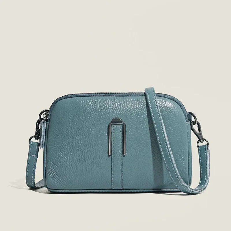 Genuine Leather Shoulder Bag Luxury Women's Handbags Bag for Woman 2024 Female Clutch Phone Bags Casual Crossbody Messenger Bags