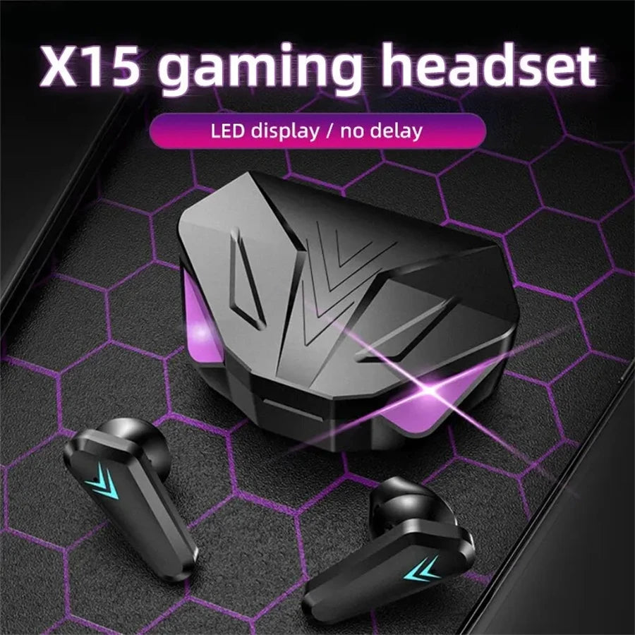 NEW Earphones Bluetooth Wireless Gamer Headphones Low Latency Earbuds Gamer Headset Gamer With Mic Handfree In Ear Earphones RELUX.STORE