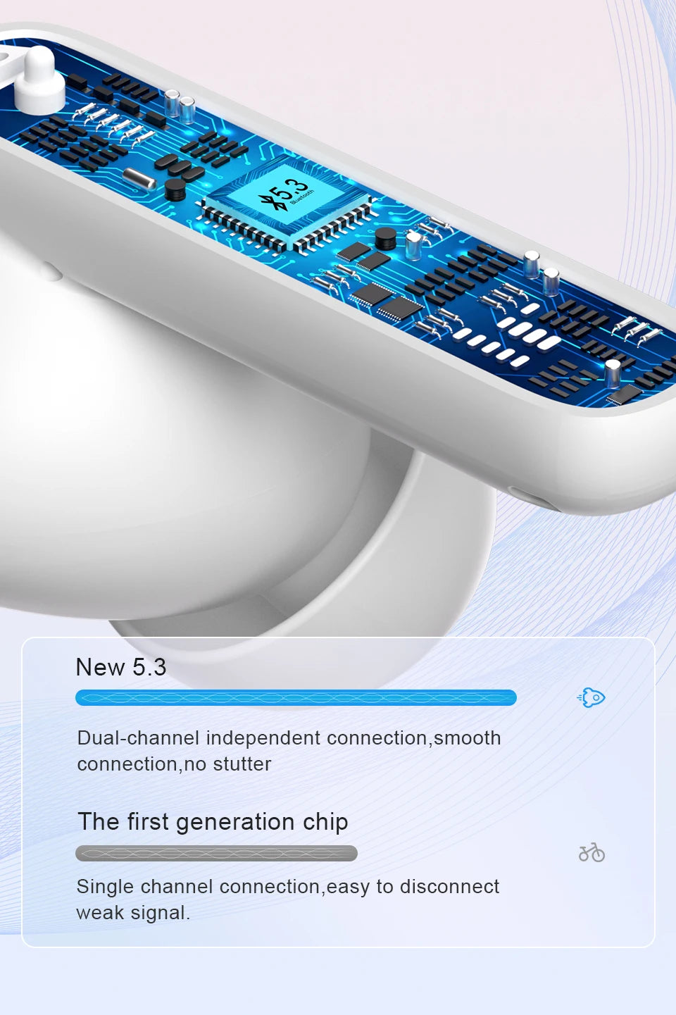 QCY T13 ANC Earphone Bluetooth 5.3 Active Noise Cancellation -28dB Wireless Headphone Fast Charge Earbuds 0.068' Low Latency RELUX.STORE