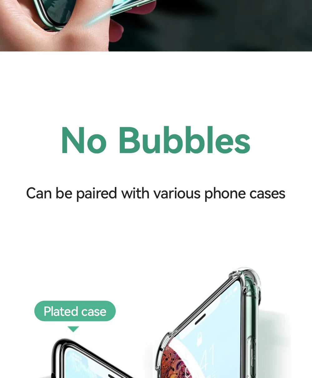 Joyroom 3/2/1PCS HD Glass For iPhone 17 16 15 Pro Max Screen Protector Full Screen Tempered Glass Protection For iPhone 17 16 15 RELUX.STORE