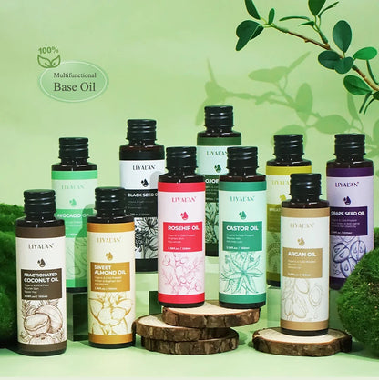 100ml Black Cumin Seed Oil For Hair Growth Thicken Hair Cold Pressed Liquid Nourish Nail Skin Anti-oxidant Body Massage RELUX.STORE