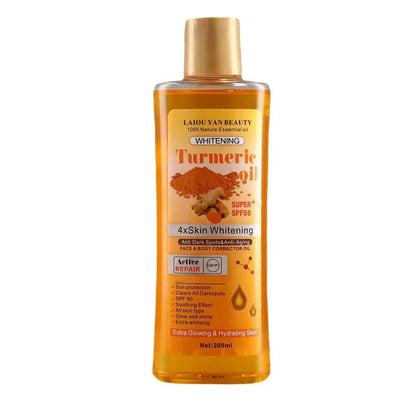 Turmeric Essential Oil Facial Body Massage oil Moisturizing Diffuser Aromatherapy Brightening Smoothing Body Face Skin Care 200m RELUX.STORE