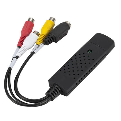 VHS to Digital Converter USB 2.0 Video Converter Audio Capture Card VHS Box VHS VCR TV to Digital Converter Support Win 7/8/10
