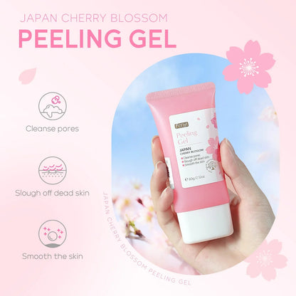 Sakura Face Deep Cleaning Exfoliating Gel Skin Care Whitening Moisturizer Repair Facial Scrub Skin Care 60g RELUX.STORE