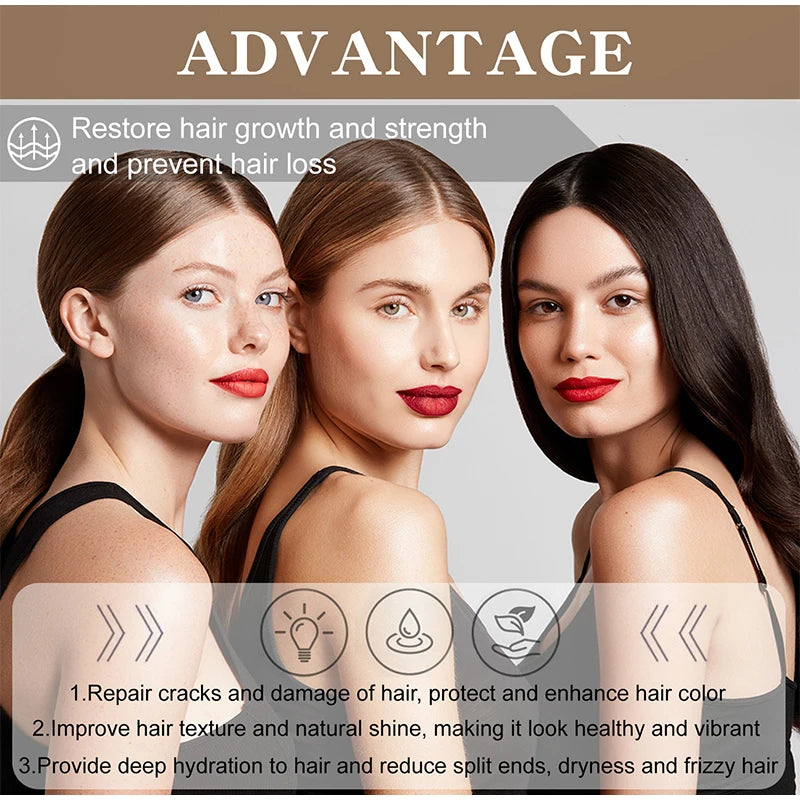 Fast Hair Growth Set Batana Oil Traction Alopecia Hair Mask Anti Break Loss Hair Growth Oil Baldness Treatment Hair Health Care