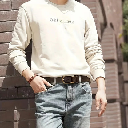 Men's Trendy Casual Belt For Men Coboy Style Belts Pin Buckle Belt Jeans Retro Belt Business Casual Belt RELUX.STORE