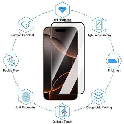 1/2/3Pcs Dust Free Installation Privacy Screen Protector for IPhone 16 17 Pro Max Plus 17 Air Anti-spy / HD Clear Tempered Glass RELUX.STORE
