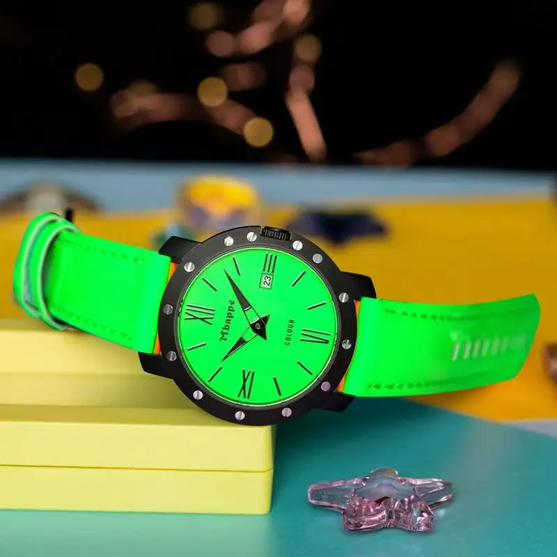 Authentic Mbappe Watches, New Fashion Luxury Brand, Sports Quartz Women's Watches, Dopamine Color Watches